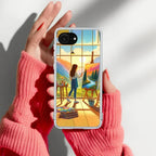 Canvas of Dreams Transparent Silicon Case For Google Pixel 8a 5G