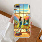 Canvas of Dreams Anti Yellow Clear Case For iPhone 7 Plus / iPhone 8 Plus