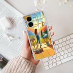 Canvas of Dreams Transparent Silicon Case For iQOO Z9x 5G