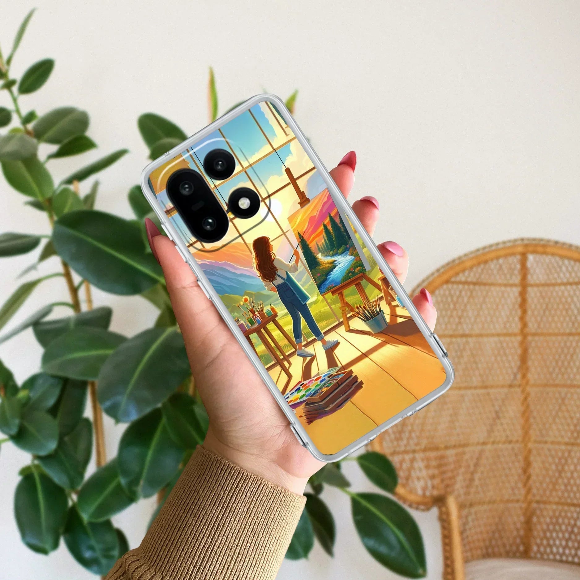 Canvas of Dreams Transparent Silicon Case For OnePlus