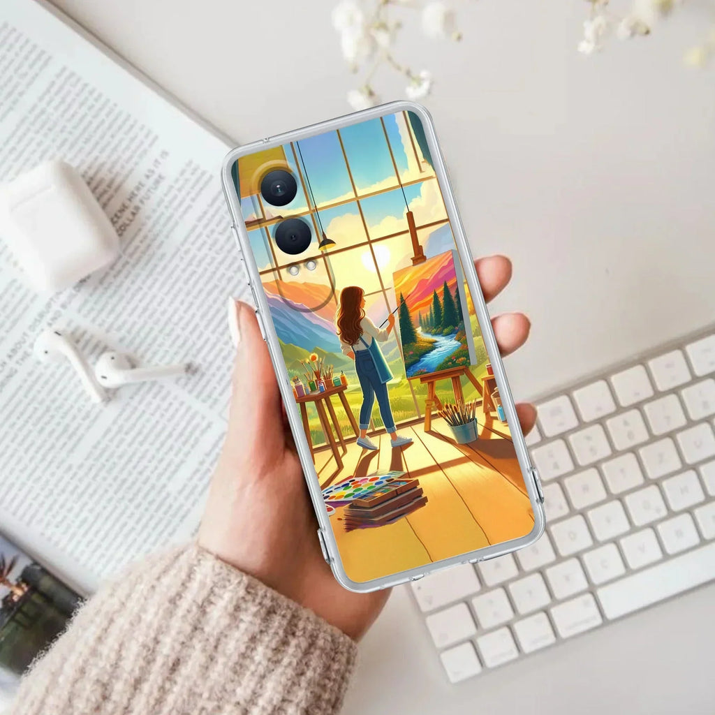 Canvas of Dreams Transparent Silicon Case For OnePlus - ShopOnCliQ