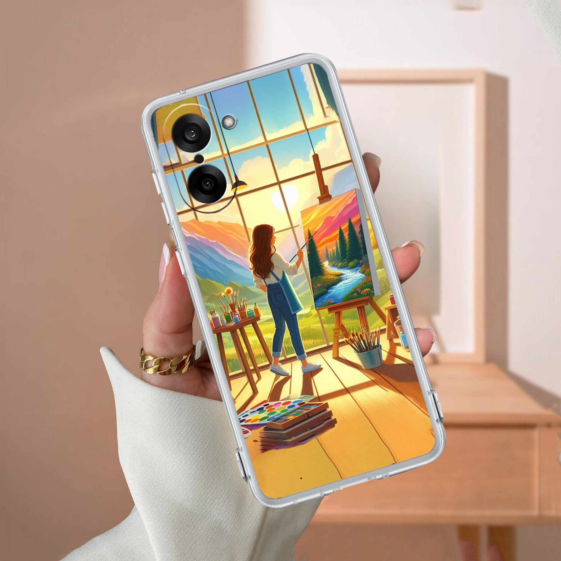 Canvas of Dreams Transparent Silicon Case For OnePlus
