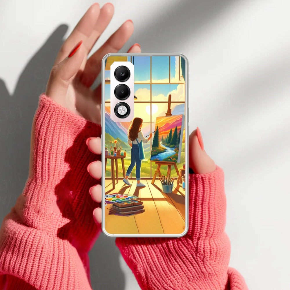 Canvas of Dreams Transparent Silicone Case for Oppo