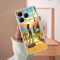 Canvas of Dreams Transparent Silicon Case For Realme 15T 5G