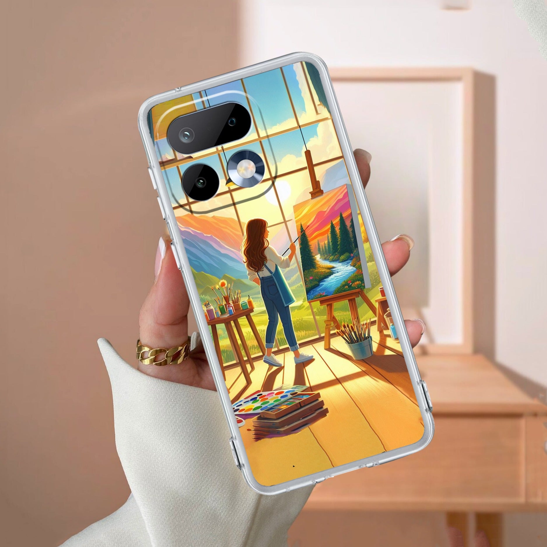 Canvas of Dreams Anti Yelllow Case For Realme 16 Pro 5G