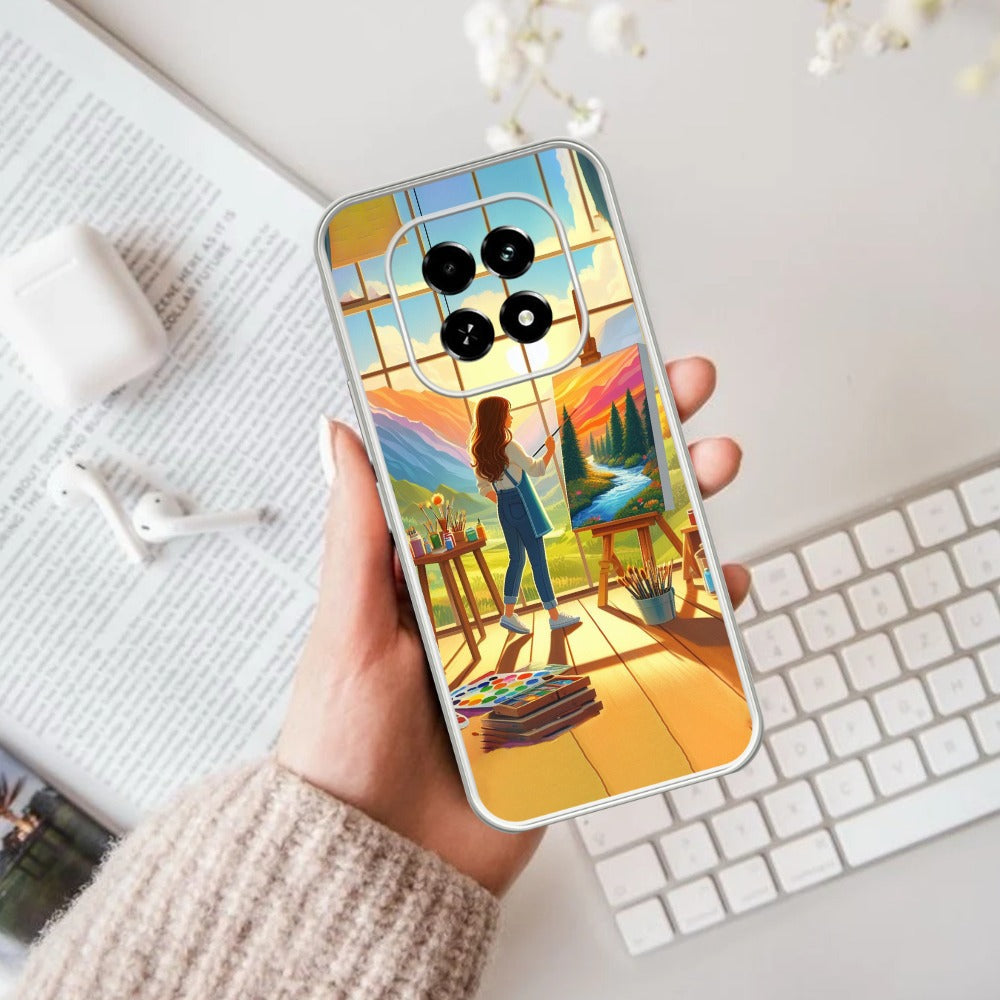 Canvas of Dreams Transparent Silicone Case for Oppo