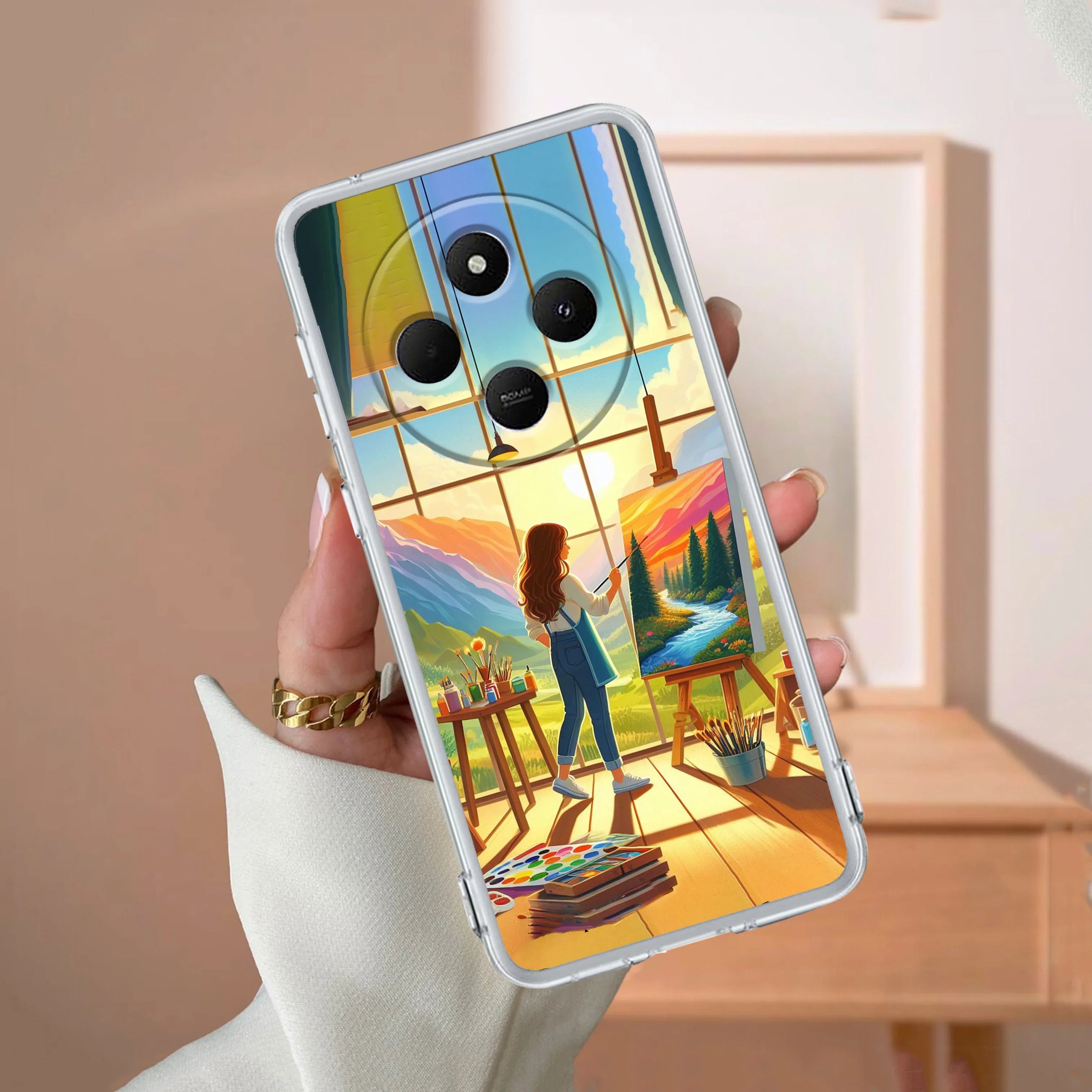 Canvas of Dreams Transparent Silicon Case For Redmi/Xiaomi - ShopOnCliQ