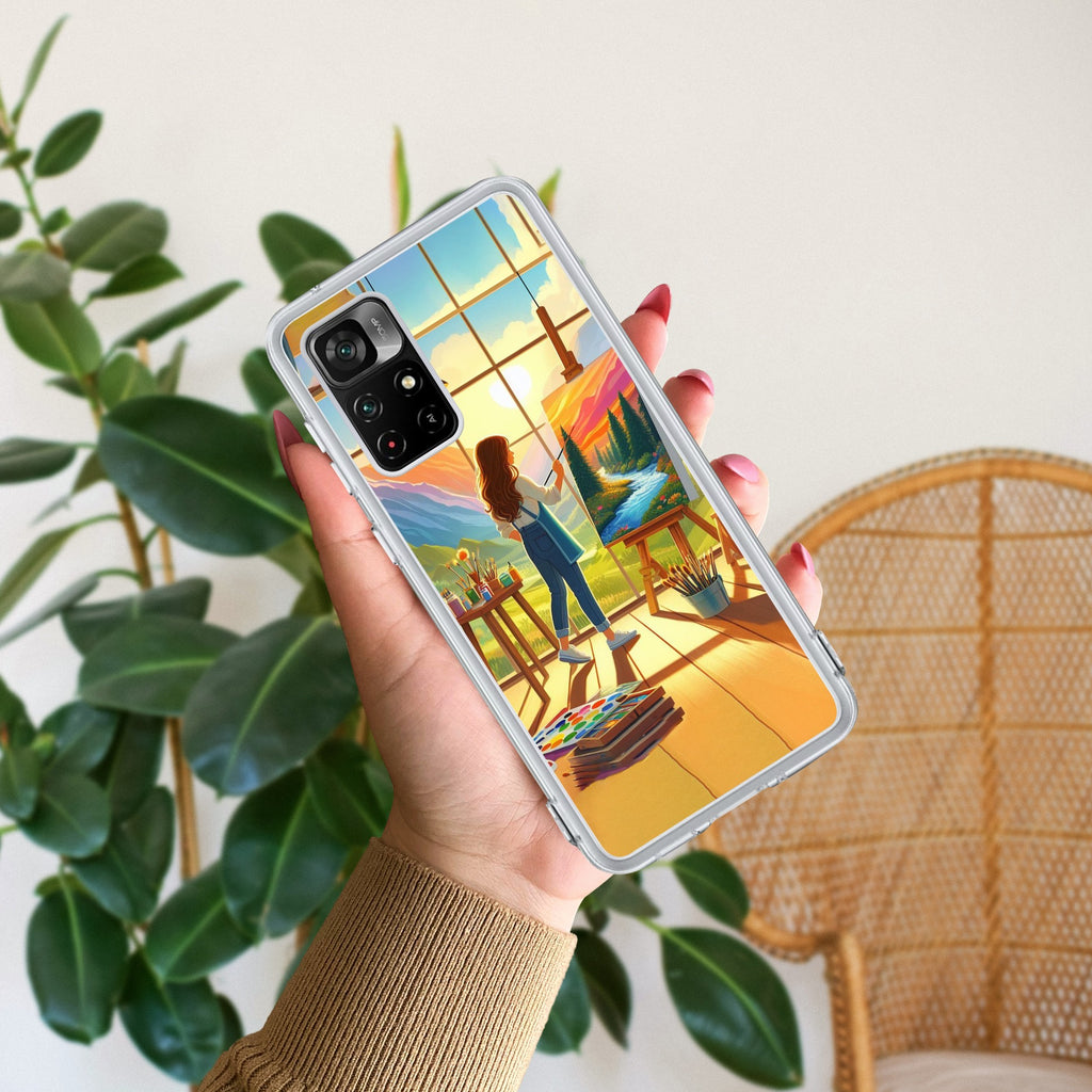 Canvas of Dreams Transparent Silicon Case For Mi 11i