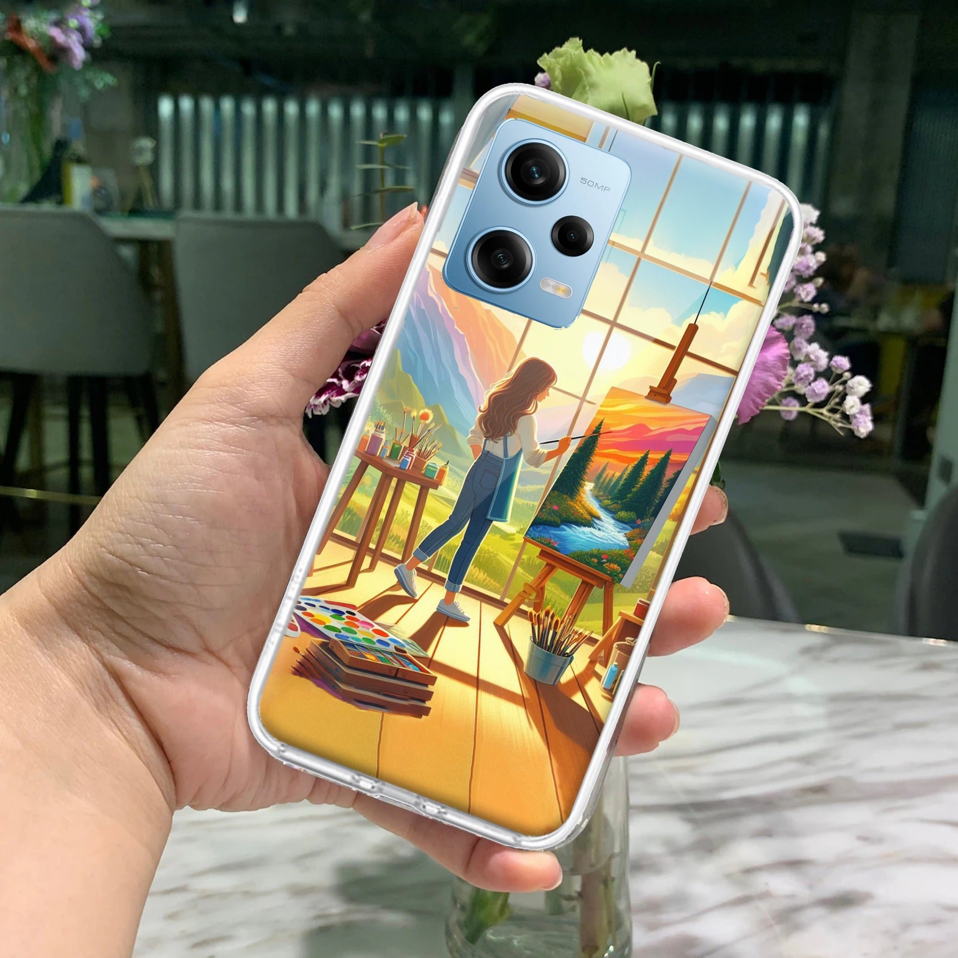 Canvas of Dreams Transparent Silicon Case For Redmi/Xiaomi