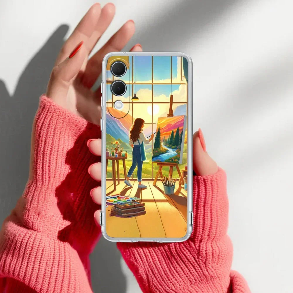 Canvas of Dreams Anti Yellow Case For Samsung Galaxy S25 Edge 5G