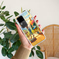 Canvas of Dreams Transparent Silicon Case For Vivo V30 5G
