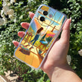 Canvas of Dreams Transparent Silicon Case For Vivo V30e 5G