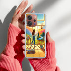 Canvas of Dreams Transparent Silicon Case For Vivo V23 5G