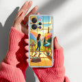 Canvas of Dreams Transparent Silicon Case For Vivo V23 Pro 5G