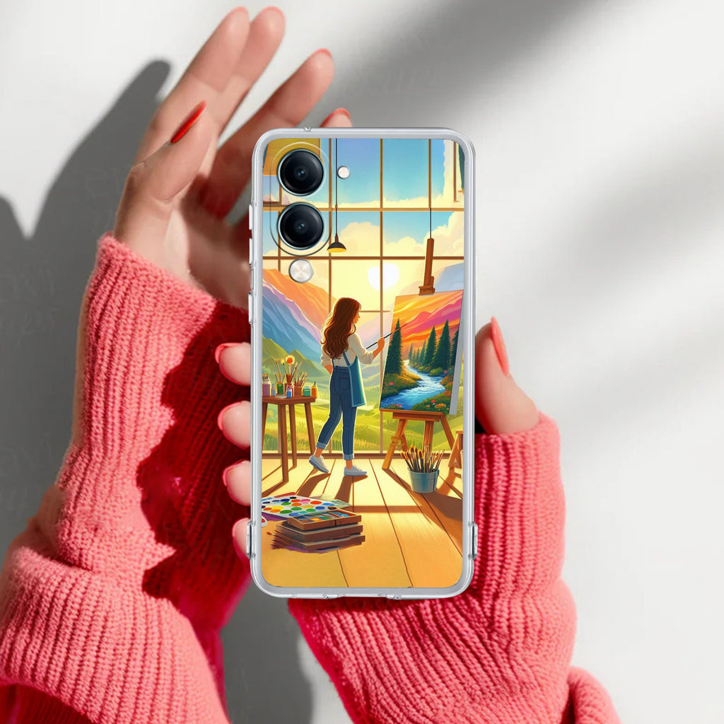Canvas of Dreams Anti Yellow Case For Vivo T4 Lite 5G