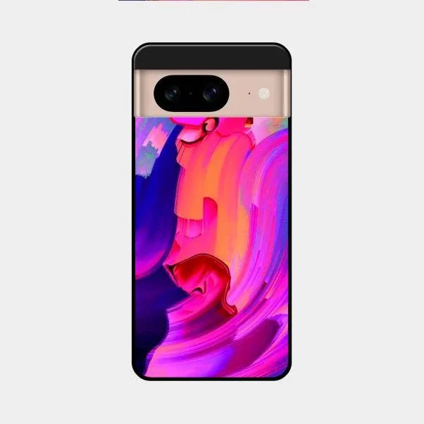 Canvas Print Glossy Metal Case Cover For Google Pixel 8 5G