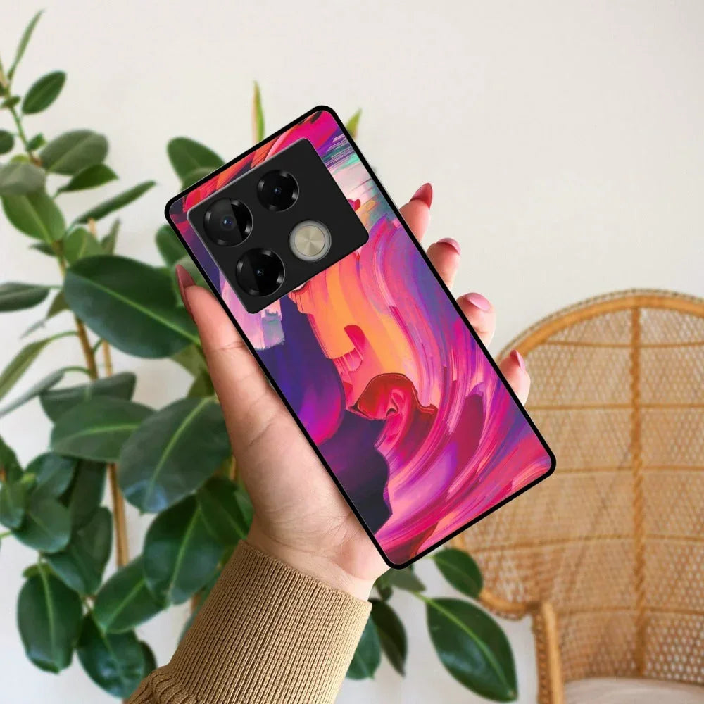Canvas Print Glossy Metal Case Cover For Infinix - ShopOnCliQ