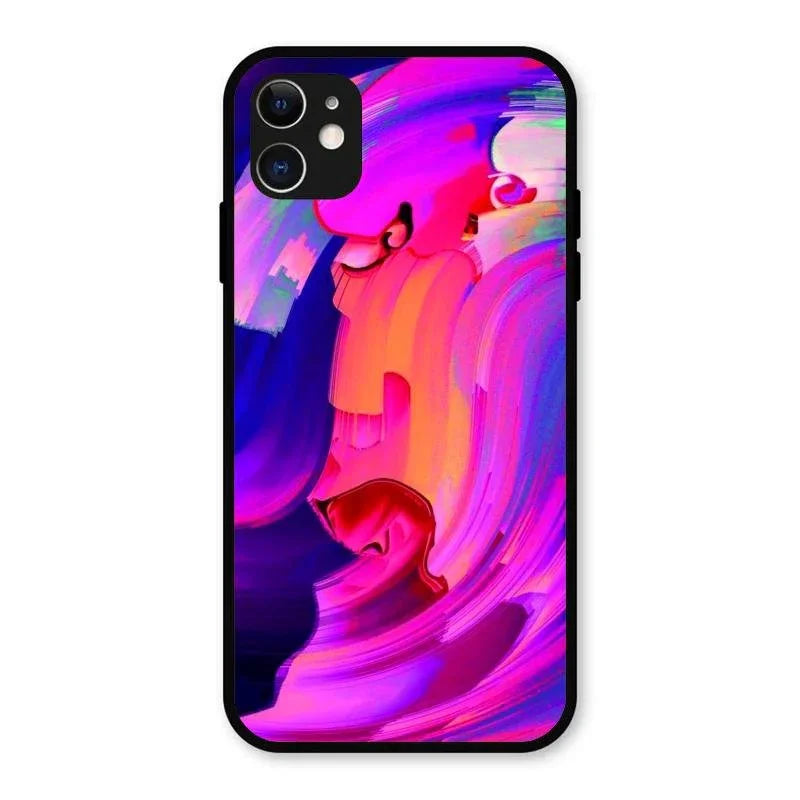 Canvas Print Glossy Metal Case Cover For iPhone 11