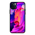 Canvas Print Glossy Metal Case Cover For iPhone 12 Pro