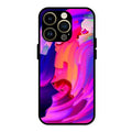 Canvas Print Glossy Metal Case Cover For iPhone 14 Pro Max