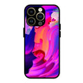 Canvas Print Glossy Metal Case Cover For iPhone 14 Pro