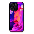 Canvas Print Glossy Metal Case Cover For iPhone 15 Pro Max
