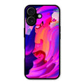 Canvas Print Glossy Metal Case Cover For iPhone 16