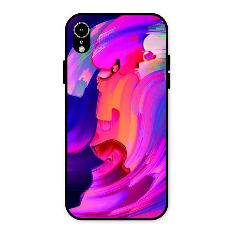 Canvas Print Glossy Metal Case Cover For iPhone XR