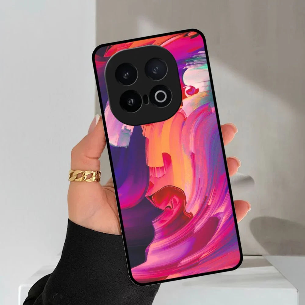 Canvas Print Glossy Metal Case Cover For iQOO - ShopOnCliQ