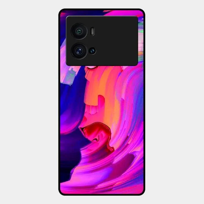 Canvas Print Glossy Metal Case Cover For Iqoo 9 Pro 5G