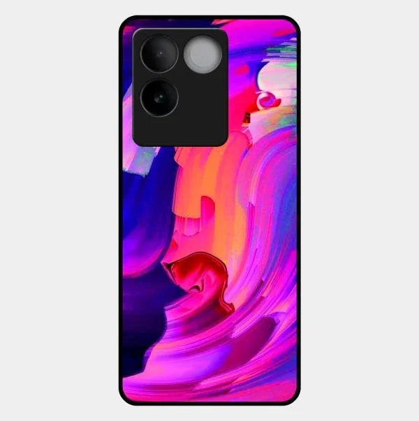 Canvas Print Glossy Metal Case Cover For Iqoo Z7 Pro 5G