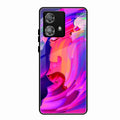 Canvas Print Glossy Metal Case Cover For Motorola Edge 40 5G