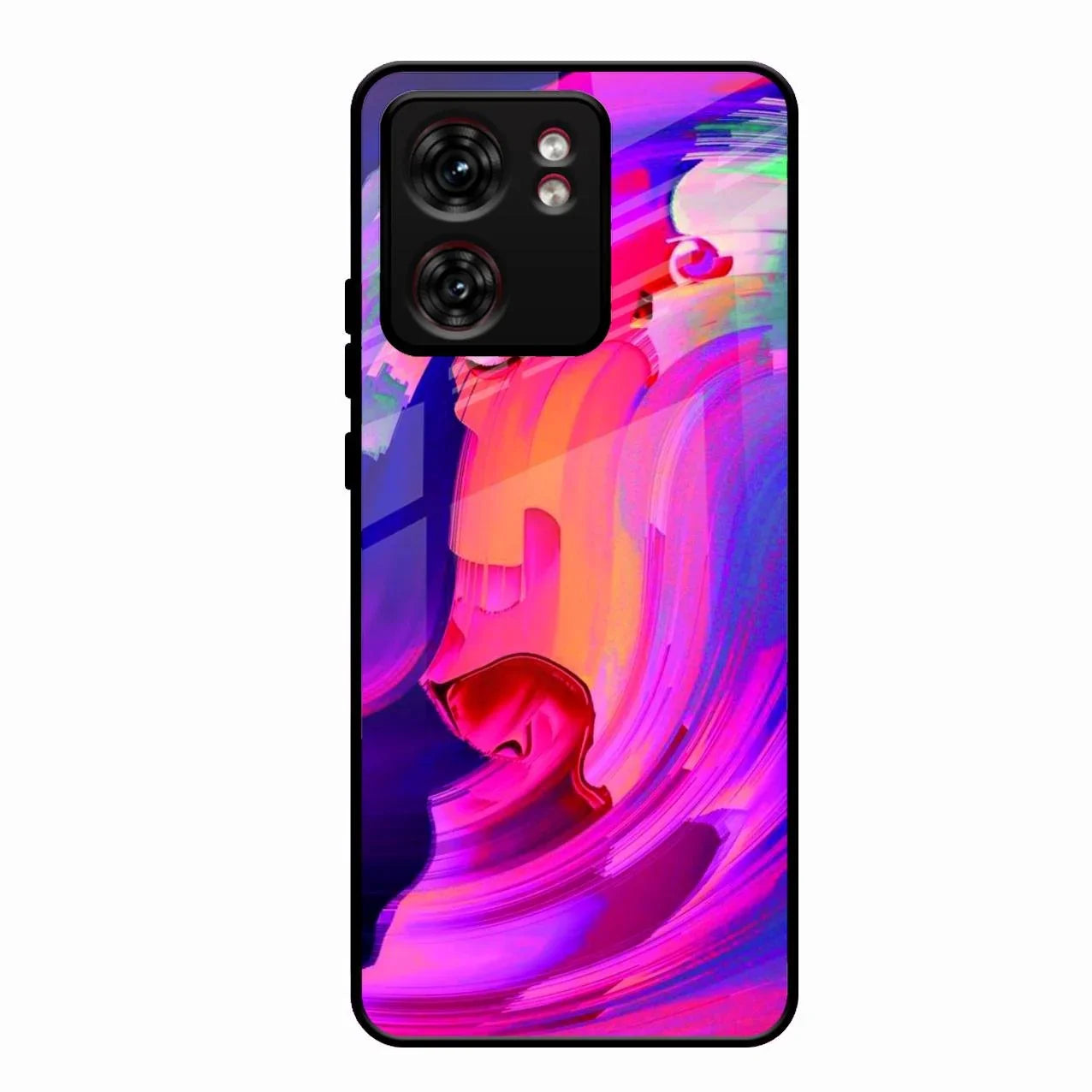 Canvas Print Glossy Metal Case Cover For Motorola Edge 40