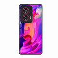 Canvas Print Glossy Metal Case Cover For Motorola Edge 50 Fusion 5G