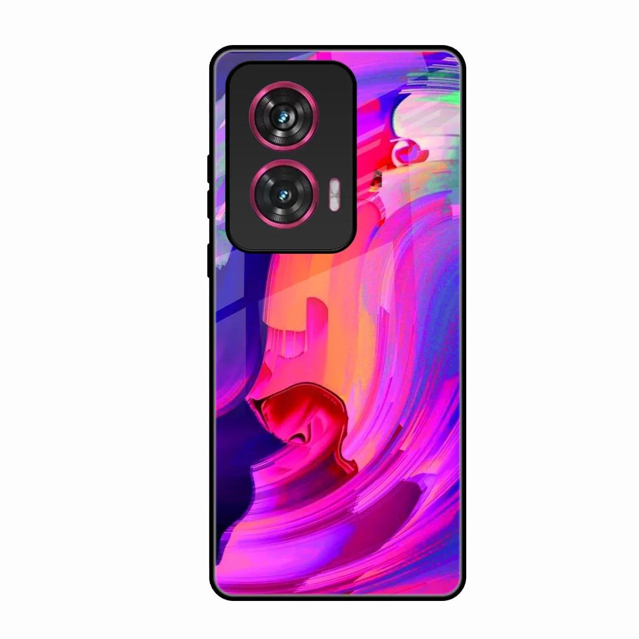 Canvas Print Glossy Metal Case Cover For Motorola Edge 50 Fusion 5G