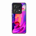 Canvas Print Glossy Metal Case Cover For Motorola Edge 50 Pro