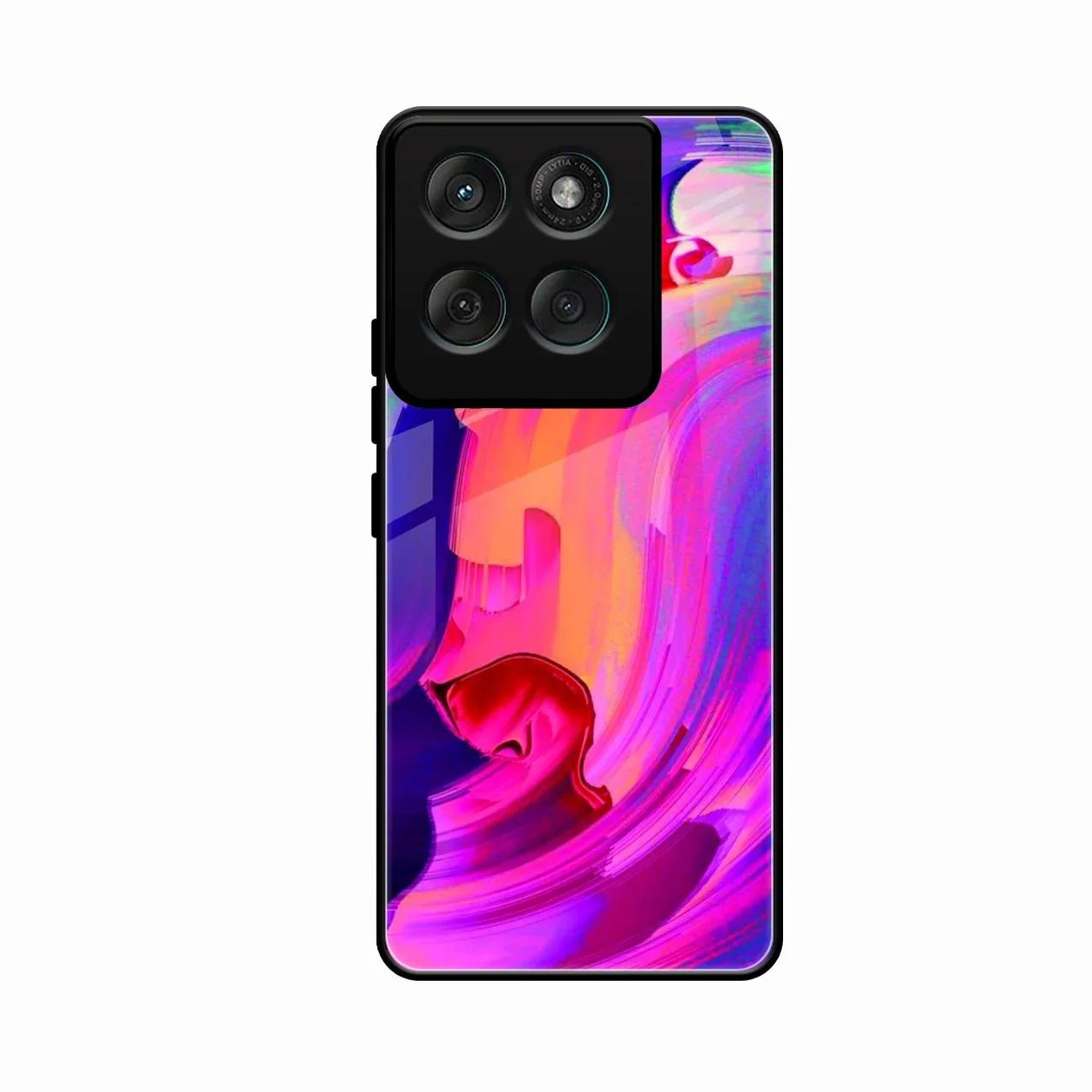 Canvas Print Glossy Metal Case Cover For Motorola G67 Power 5G