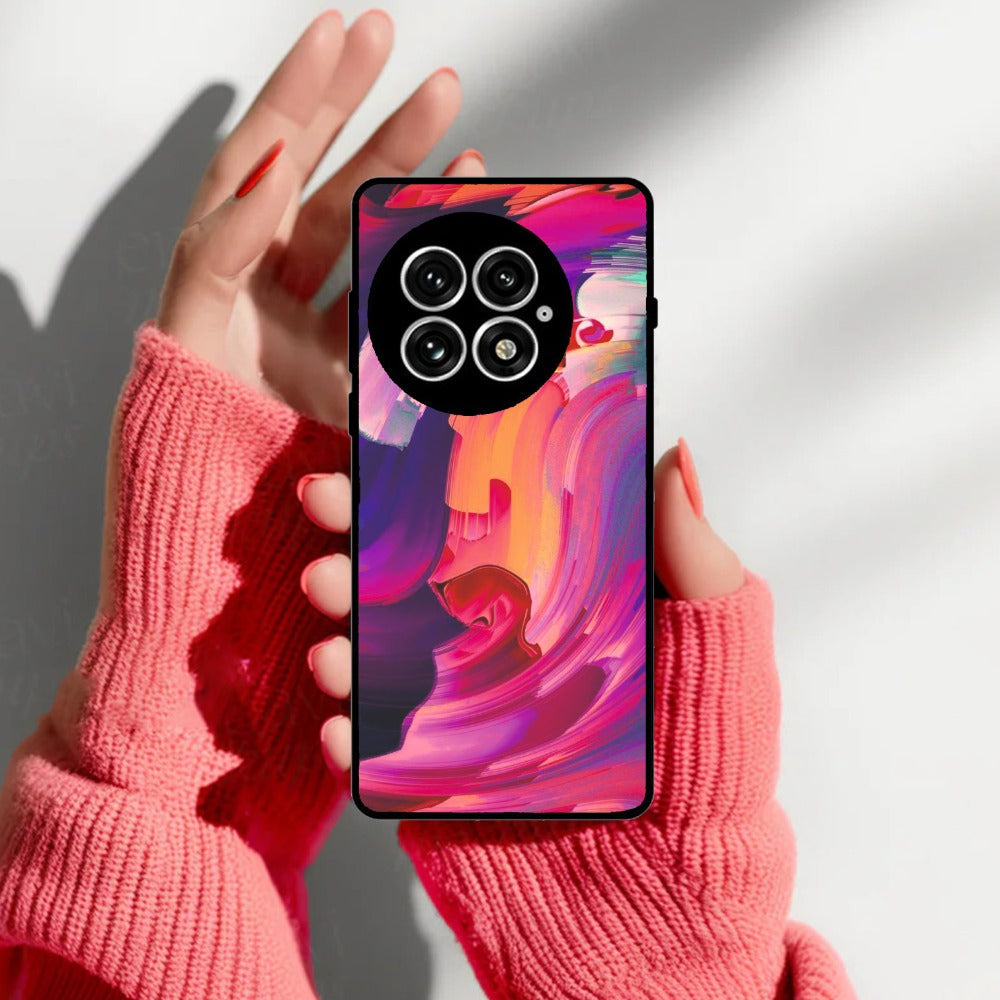 Canvas Print Glossy Metal Case Cover For OnePlus