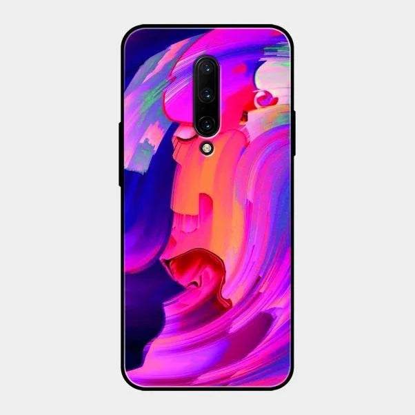 Canvas Print Glossy Metal Case Cover For Oneplus 7 Pro