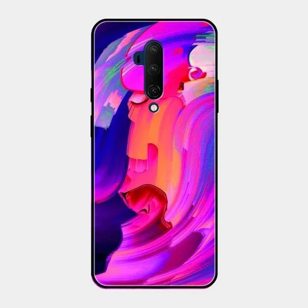 Canvas Print Glossy Metal Case Cover For Oneplus 7T Pro