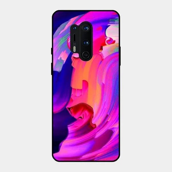 Canvas Print Glossy Metal Case Cover For Oneplus 8 Pro