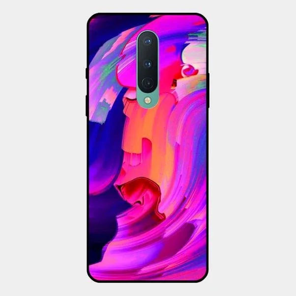 Canvas Print Glossy Metal Case Cover For Oneplus 8