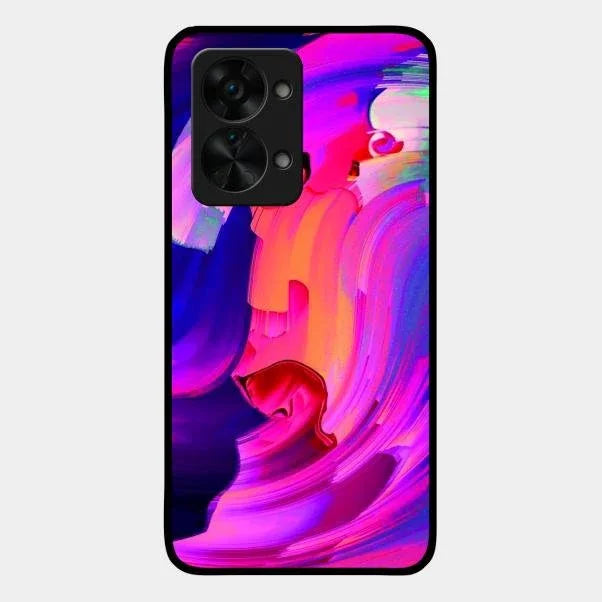 Canvas Print Glossy Metal Case Cover For Oneplus Nord 2T 5G