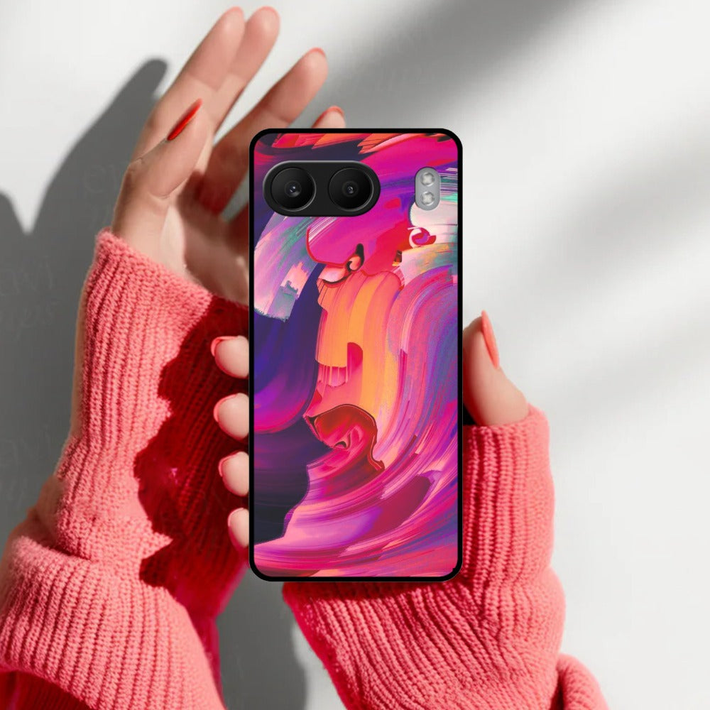 Canvas Print Glossy Metal Case Cover For OnePlus