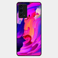 Canvas Print Glossy Metal Case Cover For Oppo A55