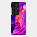 Canvas Print Glossy Metal Case Cover For Oppo F25 Pro 5G
