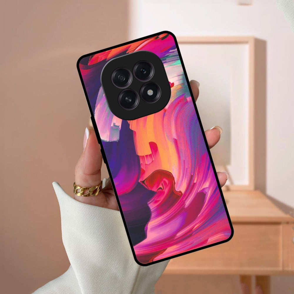 Canvas Print Glossy Metal Case Cover For Oppo