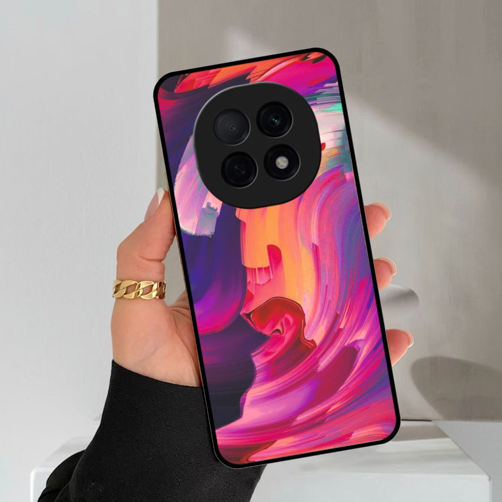 Canvas Print Glossy Metal Case Cover For Oppo