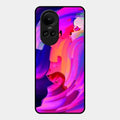 Canvas Print Glossy Metal Case Cover For Oppo Reno 10 Pro 5G