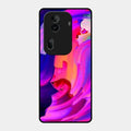 Canvas Print Glossy Metal Case Cover For Oppo Reno 11 Pro 5G